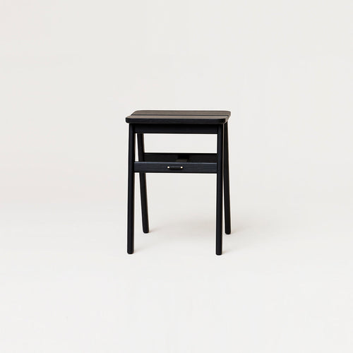 Angle Foldable Stool, Black-stained