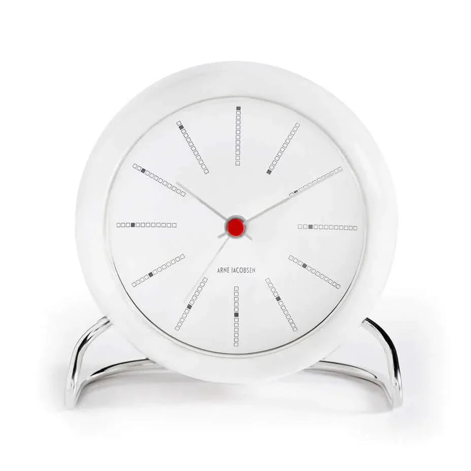 Banker's Alarm Clock - White
