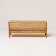 A Line Storage Bench 111 - Oak