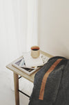 Silkeborg Uldspinderi Alrø Throw 140x240 cm Throw 0828 Grey Navy