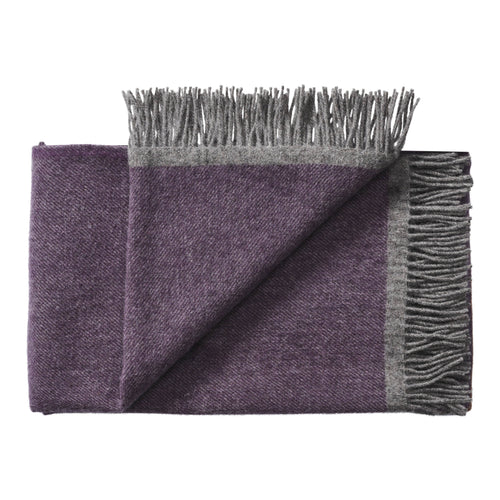 Silkeborg Uldspinderi Alrø 140x240 cm Throw 0833 Grey Heather