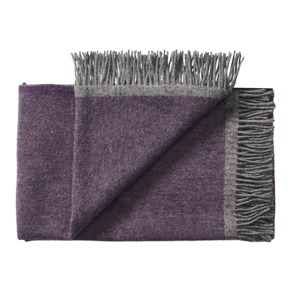 Alrø Throw - Grey Heather
