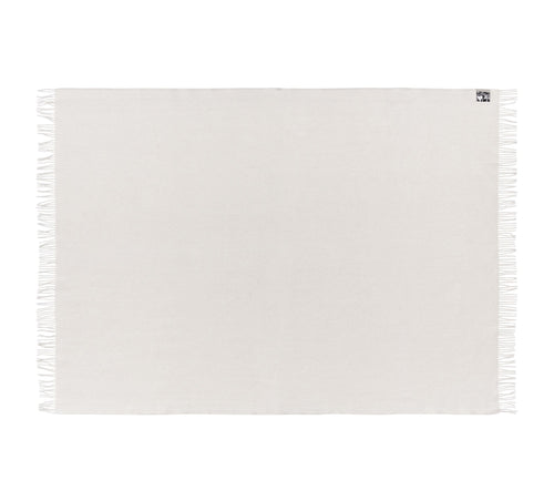 Silkeborg Uldspinderi Athen Throw 130x200 cm Throw 0100 White