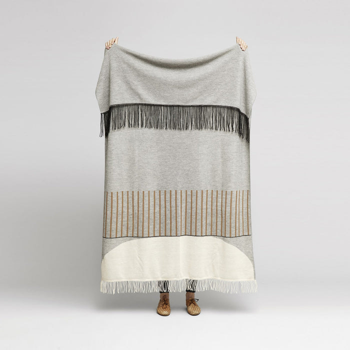 Form & Refine Aymara Plaid, Pattern Grey