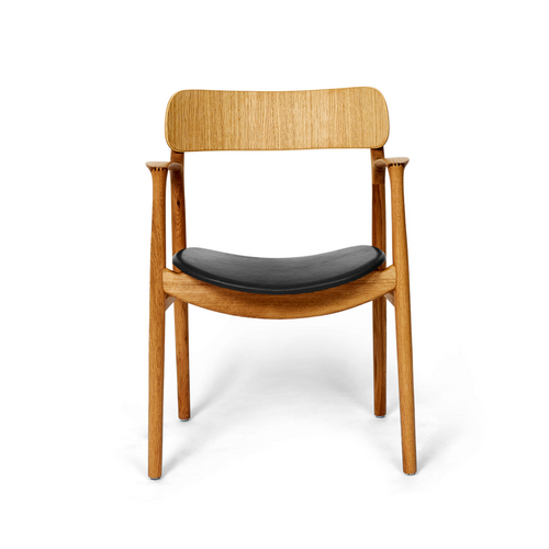 Bent Hansen Asger Chair, Oiled Oak, Upholstered