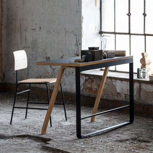 Hemingway Desk, Oak/Black, Bent Hansen