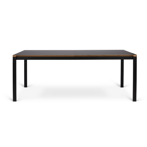 Bent Hansen Meet Table, Black Laminate w/Oak Edges