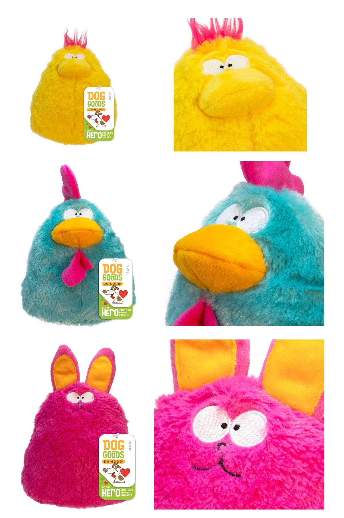 Prince Hare-y: Fun Dog Toy Large Bunny Grunter by DogGoods ™
