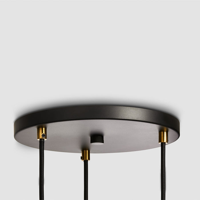 Triple Pendant in Brass