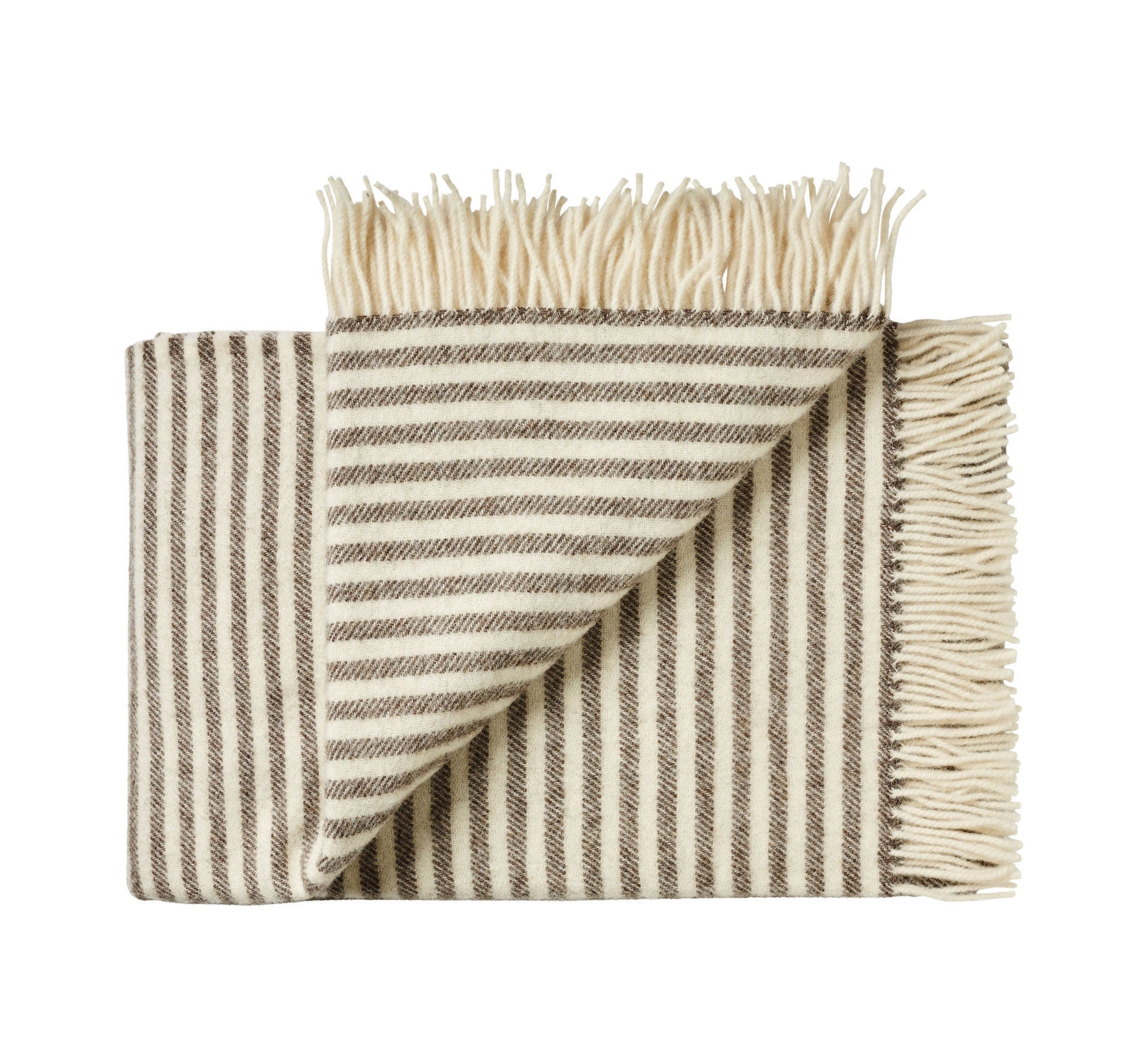 Silkeborg Uldspinderi Bogø Throw 140x240 cm Throw 0107 Earth Brown