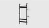 Black Uprights Black Brackets Black Shelves /