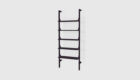 Black Uprights Black Brackets Black Shelves /