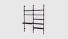 Black Uprights Black Brackets Black Shelves /