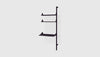 Black Uprights Black Brackets Black Shelves /