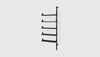 Black Uprights Black Brackets Black Shelves /