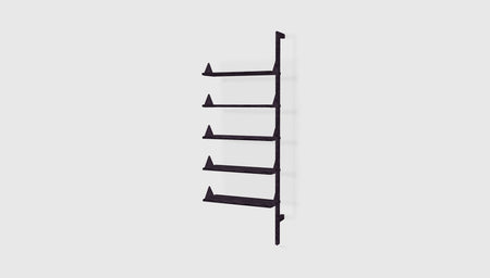 Black Uprights Black Brackets Black Shelves /