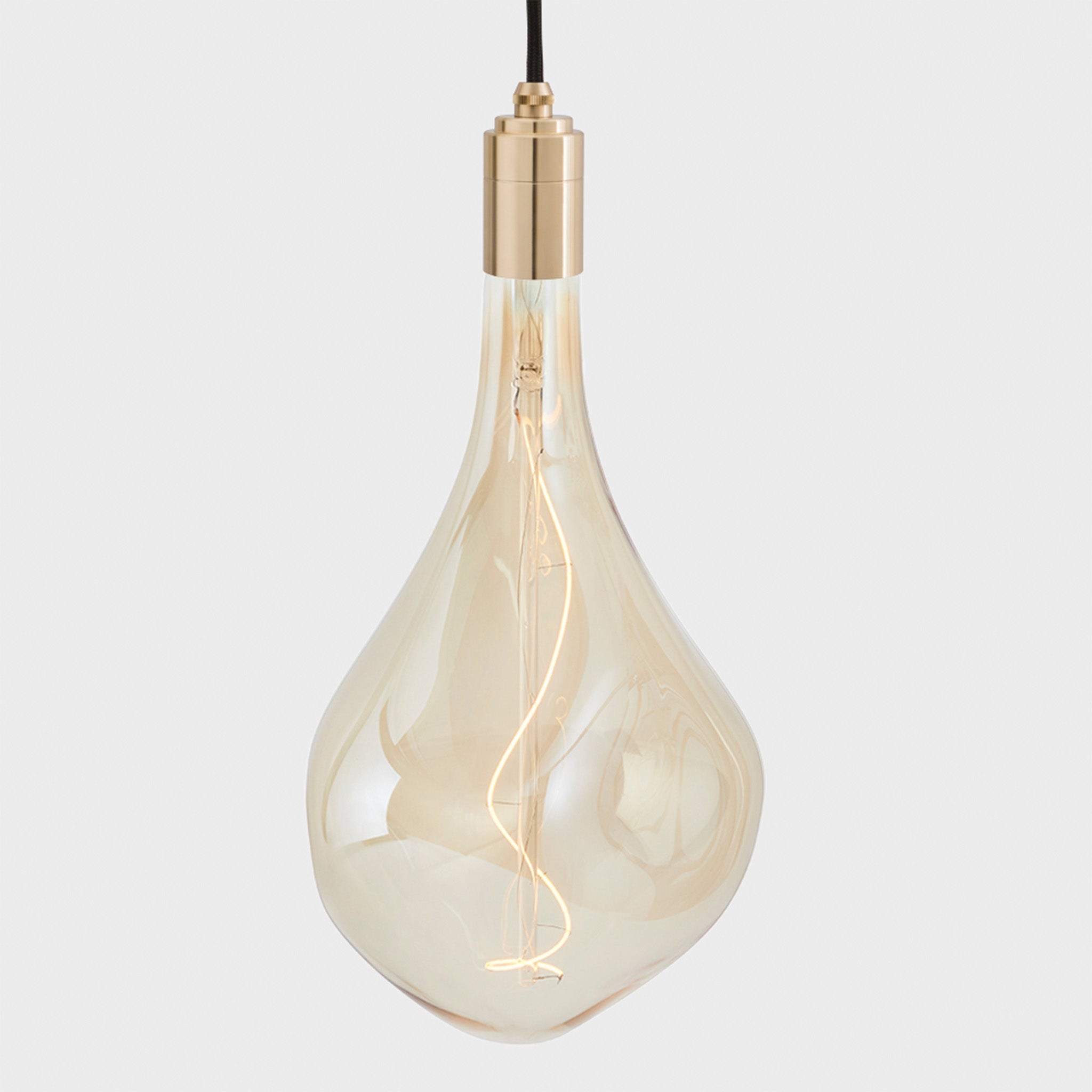 Voronoi III Pendant Light in Brass