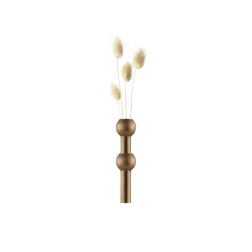 STOFF Nagel Vase, Bronzed Brass