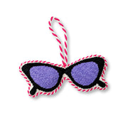 Needlepoint Icon Ornament - Cat Eye Sunglasses