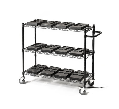 Charging cart black (excl. chargers)