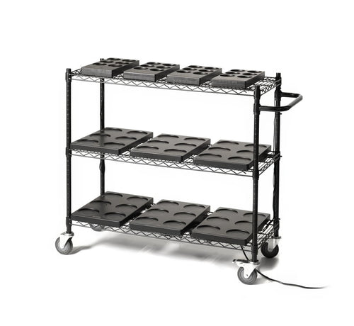 Charging cart black (excl. chargers)