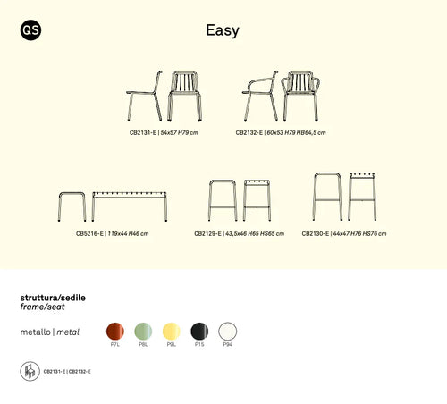 Easy Outdoor Bar & Counter Stools