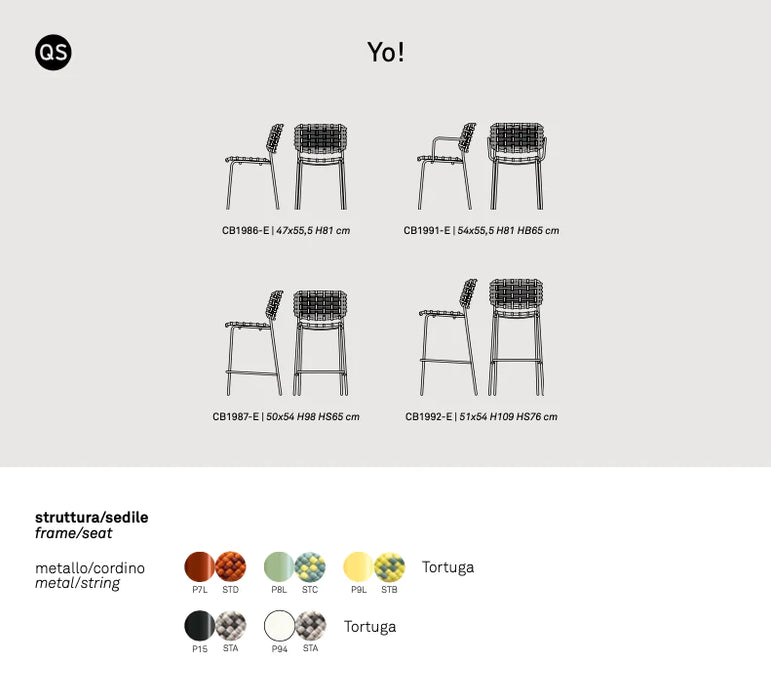 Yo! Outdoor Dining Chair (Set of Two)