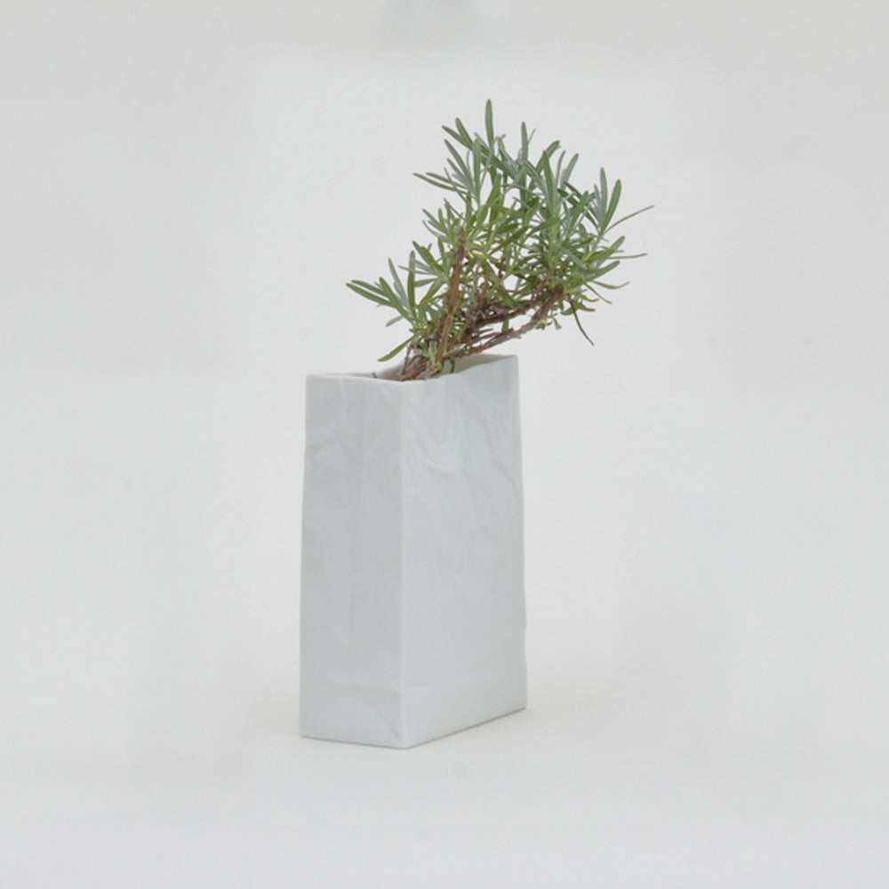 Ceramic Japan - Crinkle Vase White
