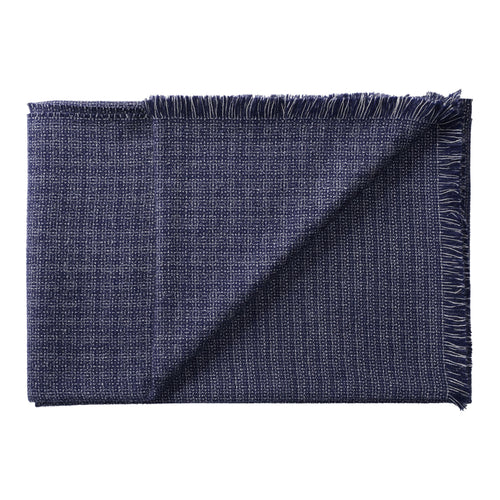 Silkeborg Uldspinderi Cumulus Throw - Blue White