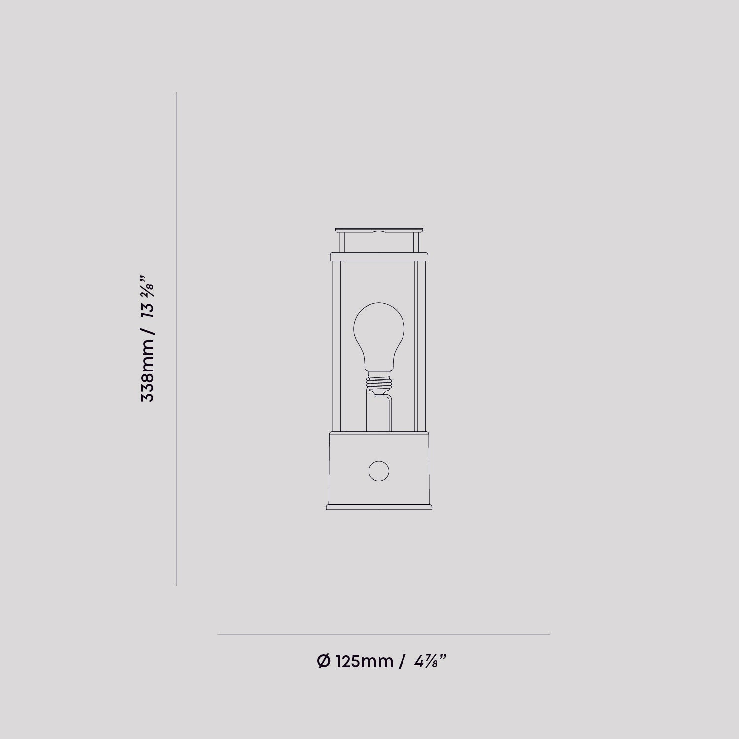 The Muse Portable Lamp in Candlenut White - Set of 2