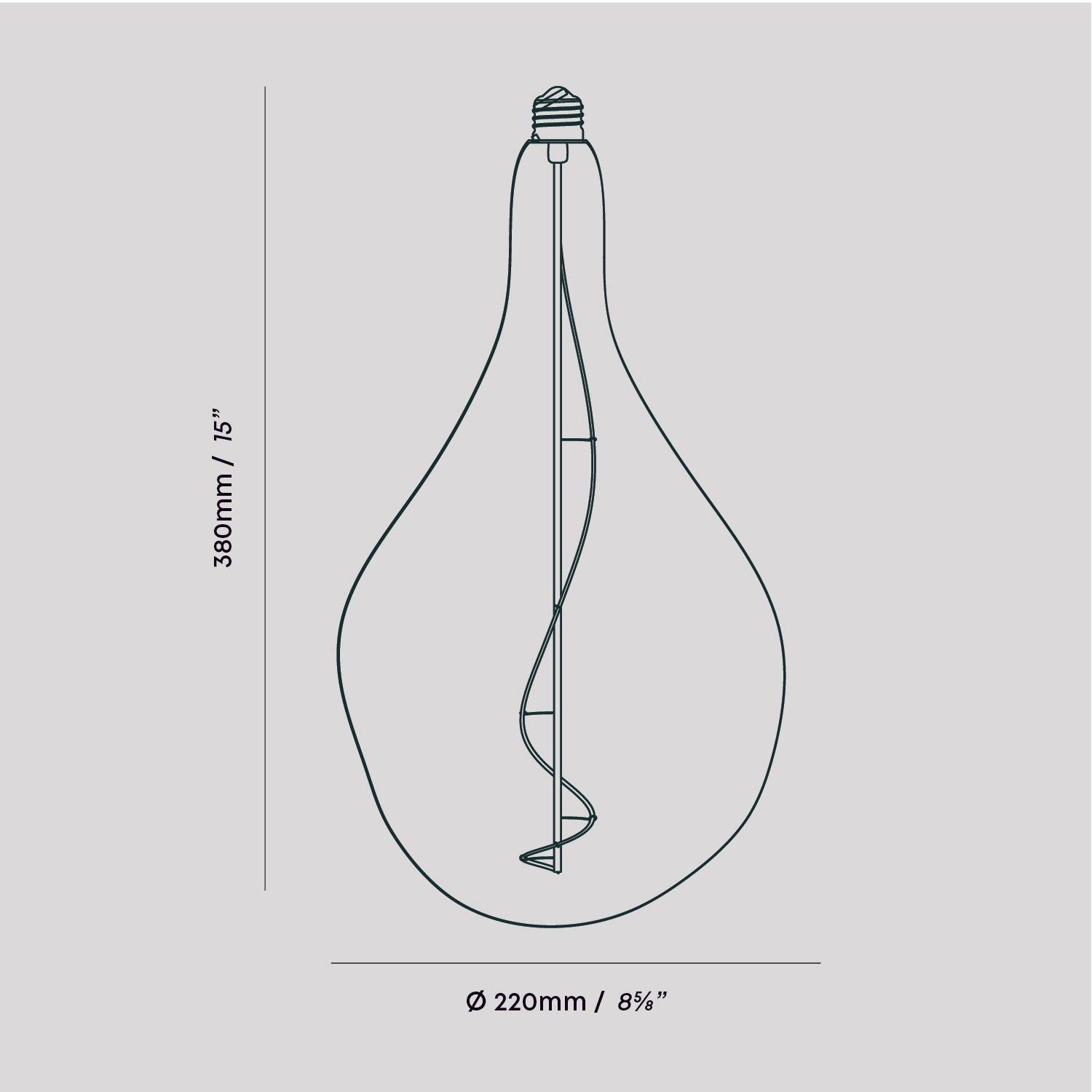 Voronoi III E26 LED Bulb