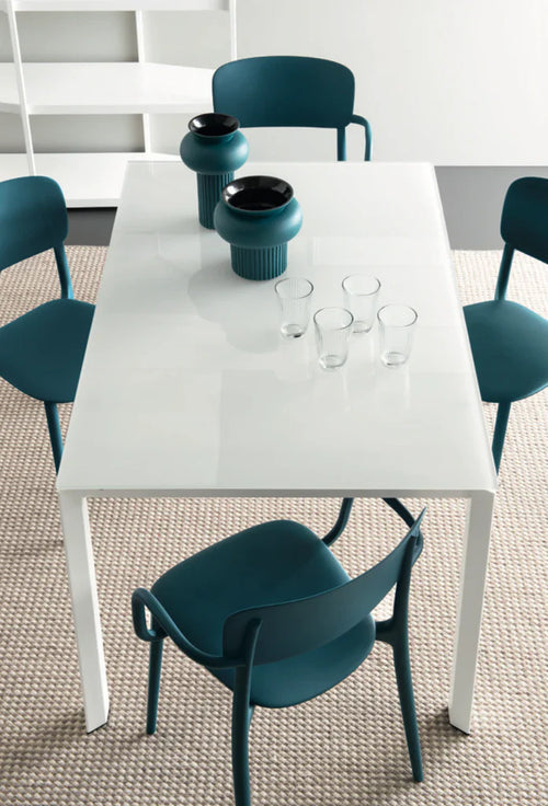 Duca Extendable Dining Table - Glass/Ceramic