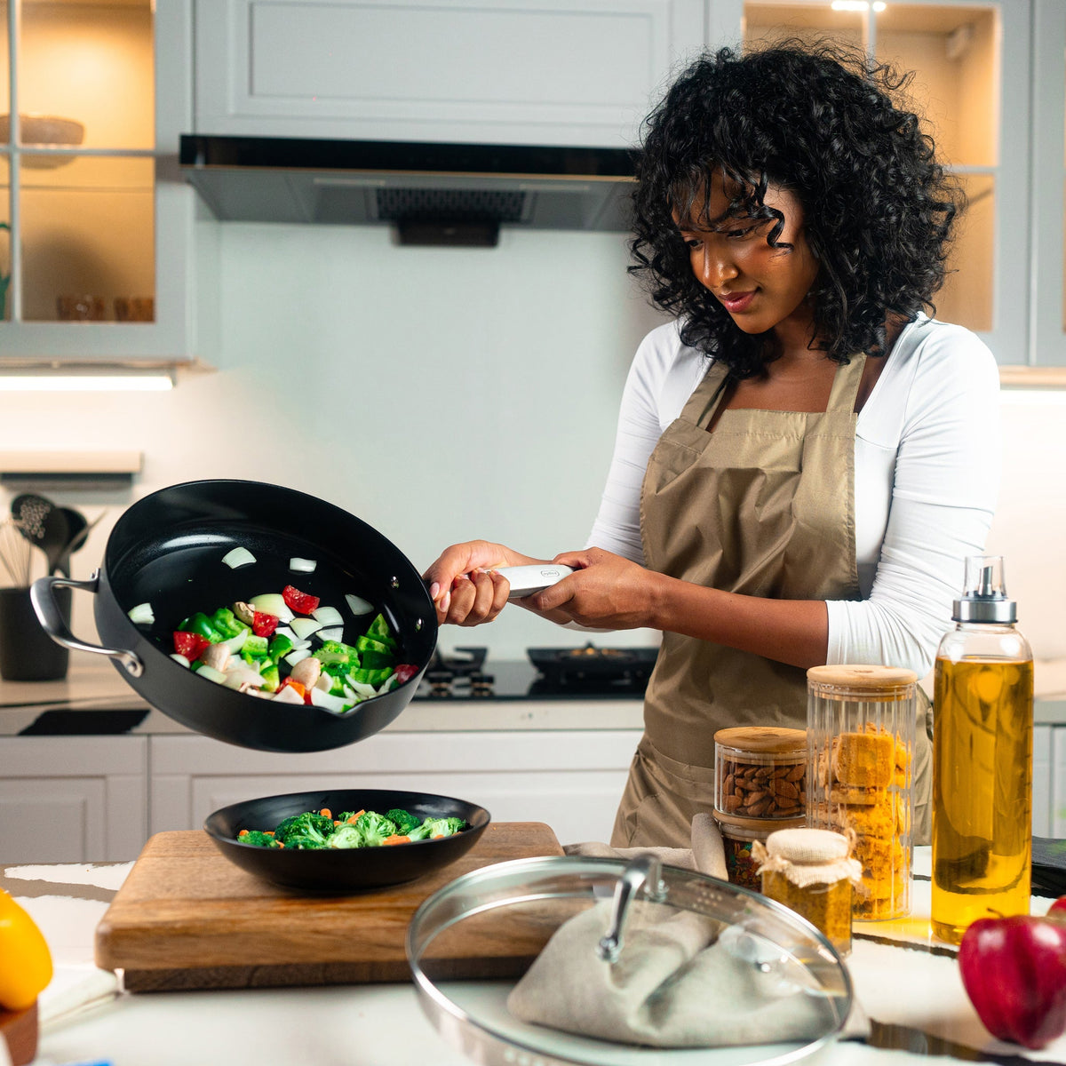 Zyliss Ultimate Pro Ceramic Saute Pan With Lid