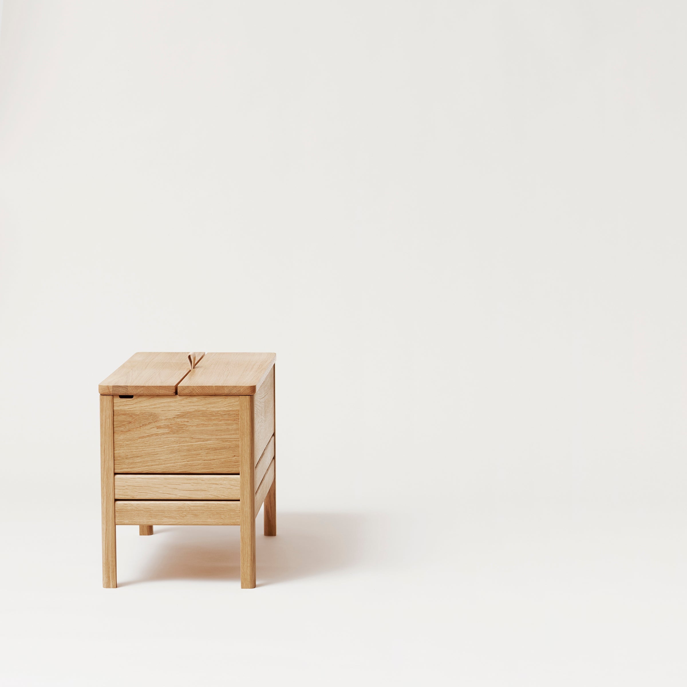 A Line Storage Bench 68 - Oak