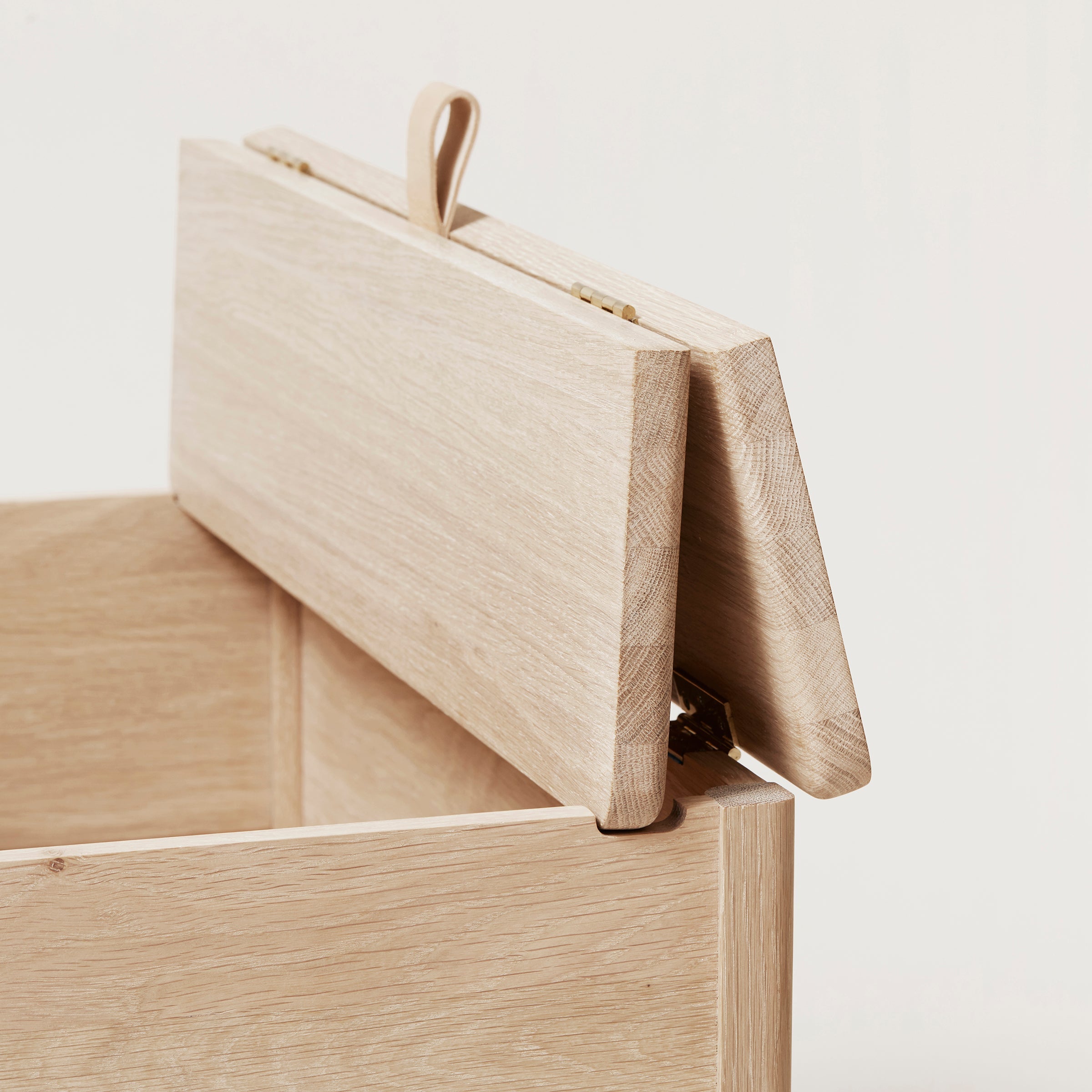 A Line Storage Bench 68 - White Oak