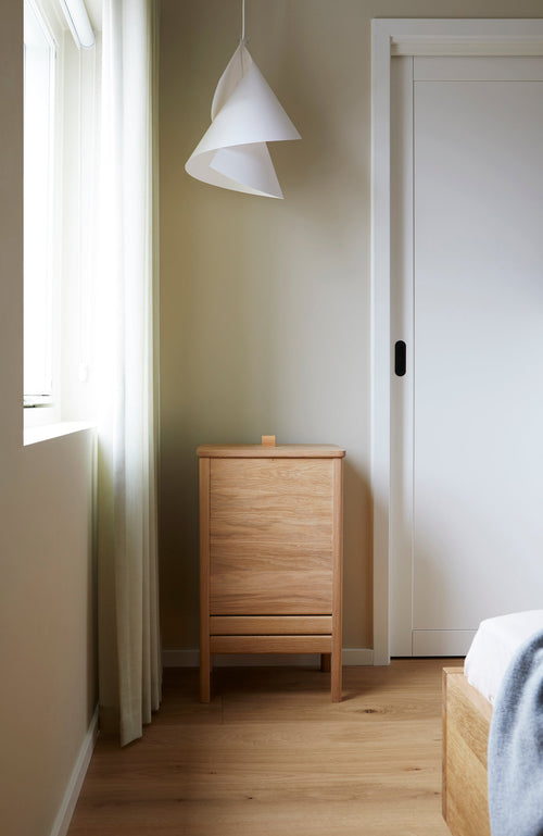 A Line Laundry Box - Oak