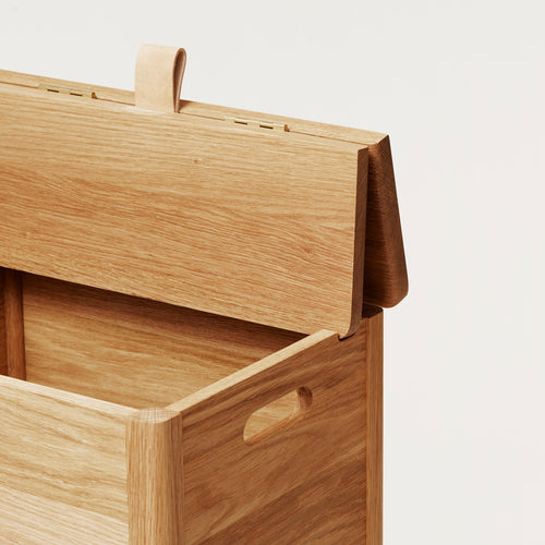 A Line Laundry Box - Oak