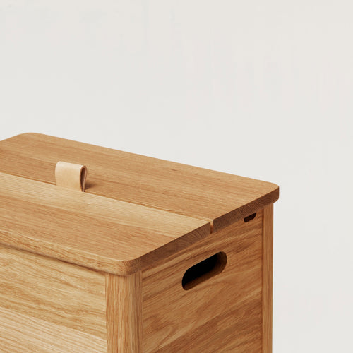 A Line Laundry Box - Oak