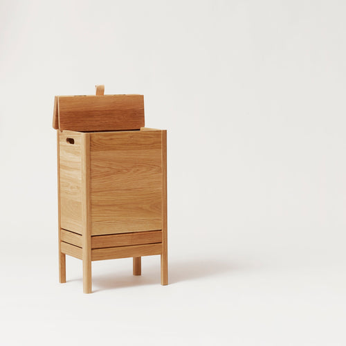 A Line Laundry Box - Oak