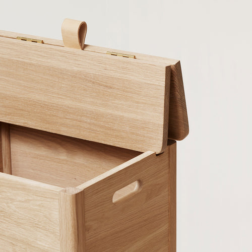 A Line Laundry Box - White Oak