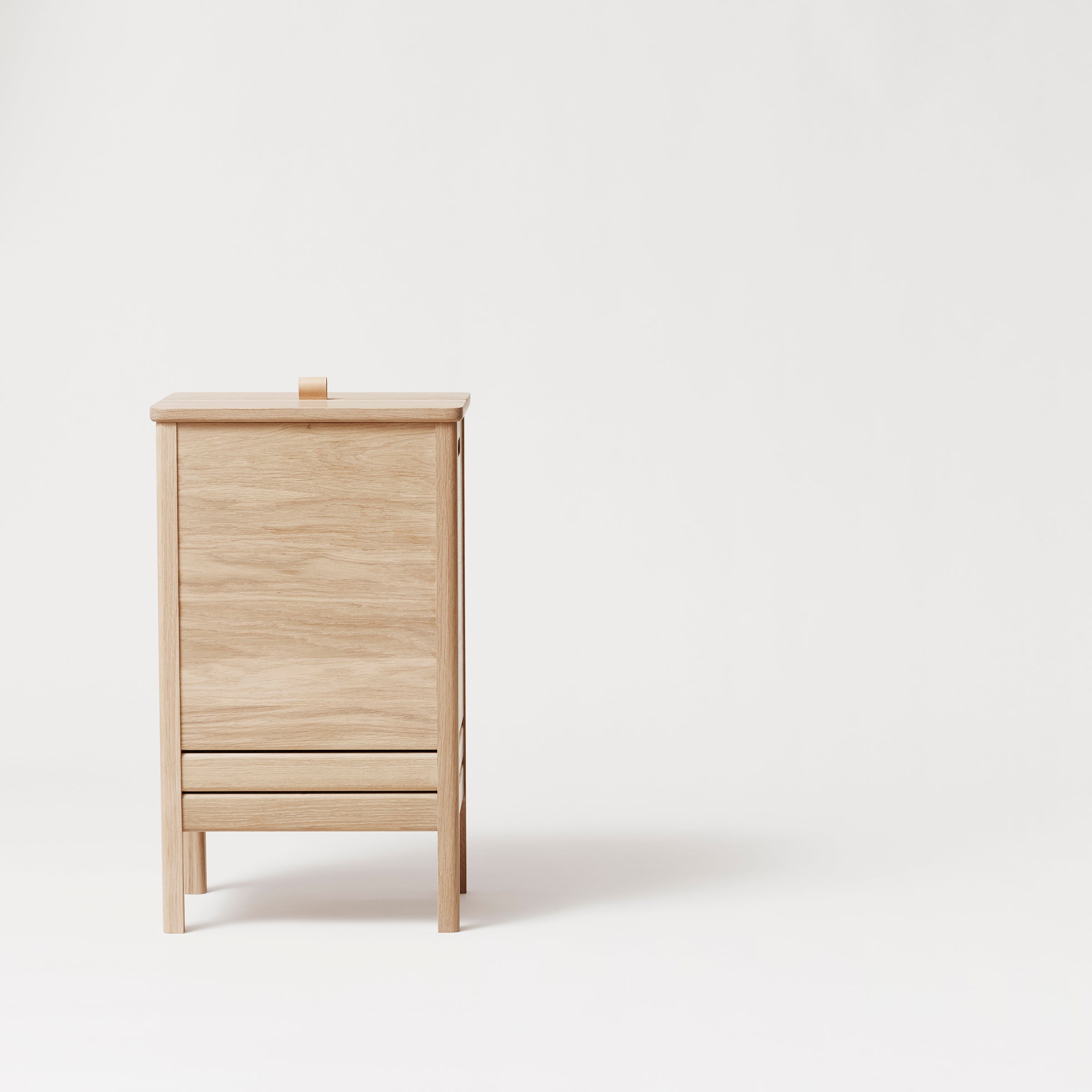 A Line Laundry Box - White Oak