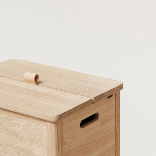 A Line Laundry Box - White Oak