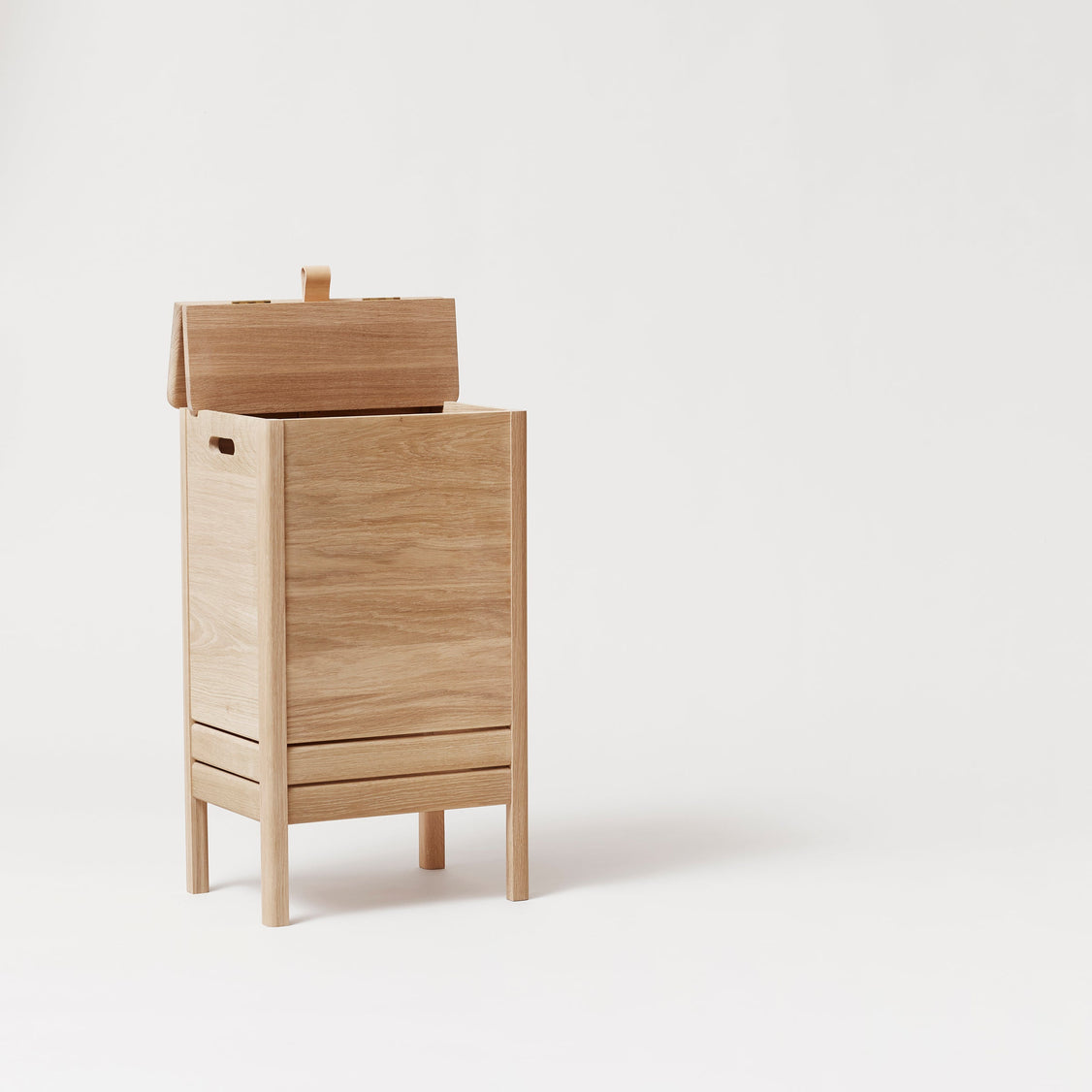 A Line Laundry Box - White Oak