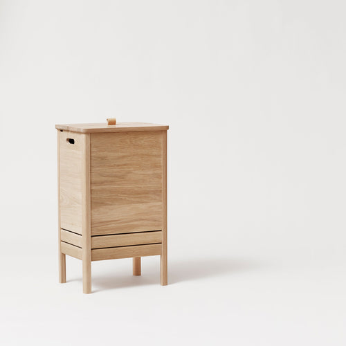 A Line Laundry Box - White Oak