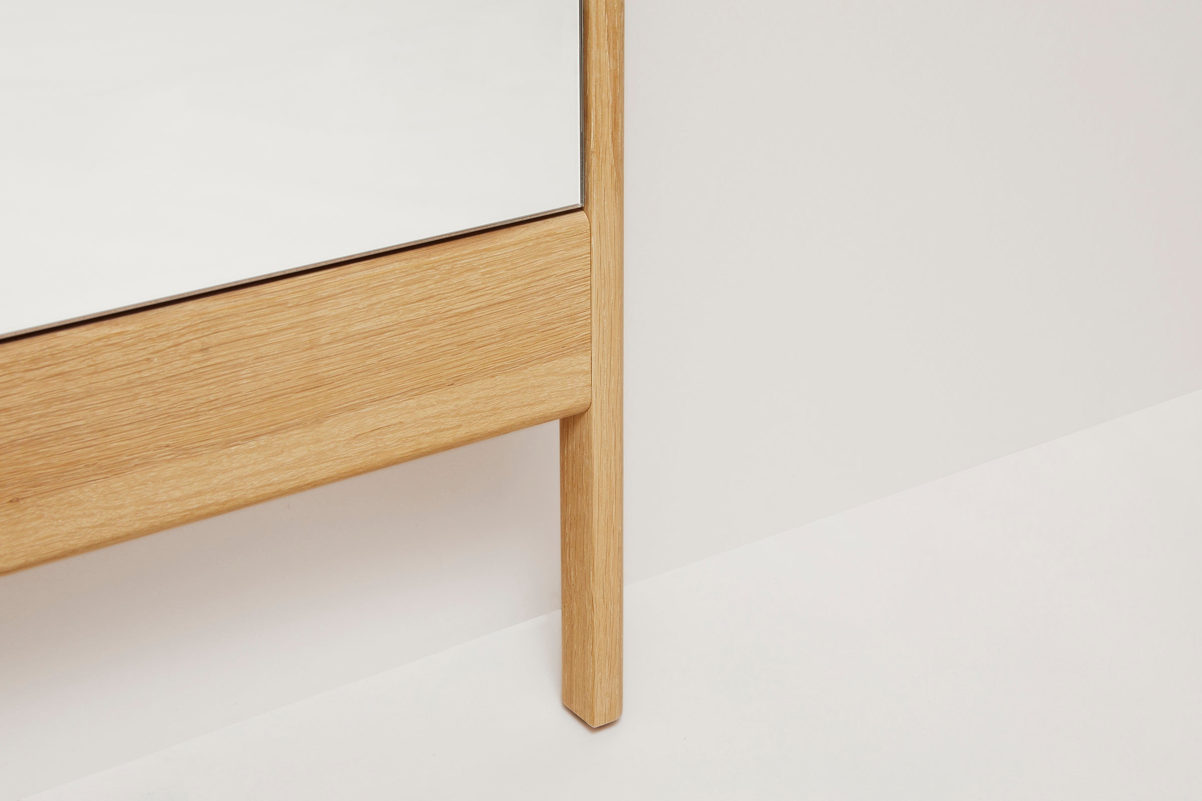 A Line Mirror - Oak