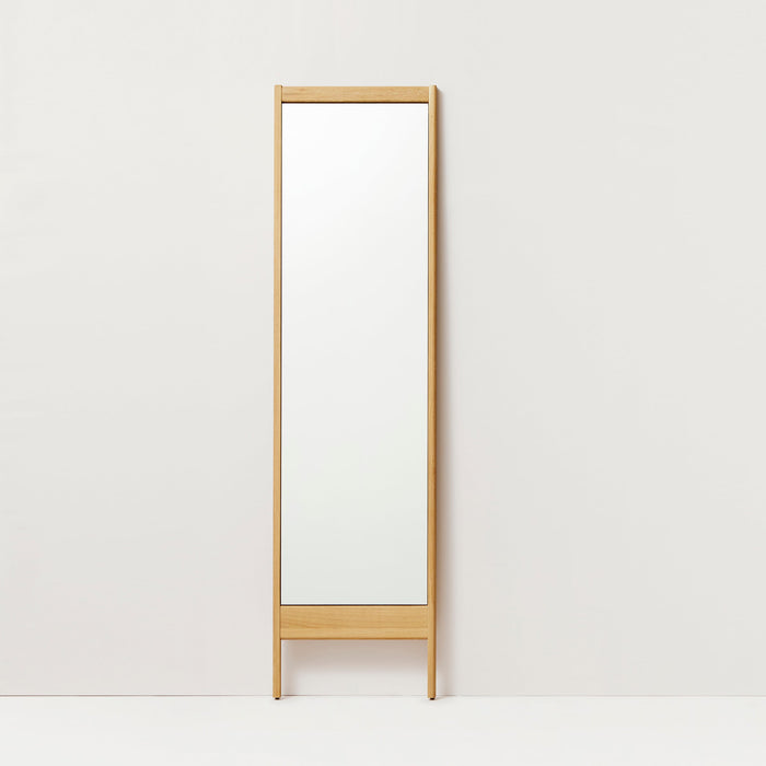 Form & Refine A Line Mirror, Oak