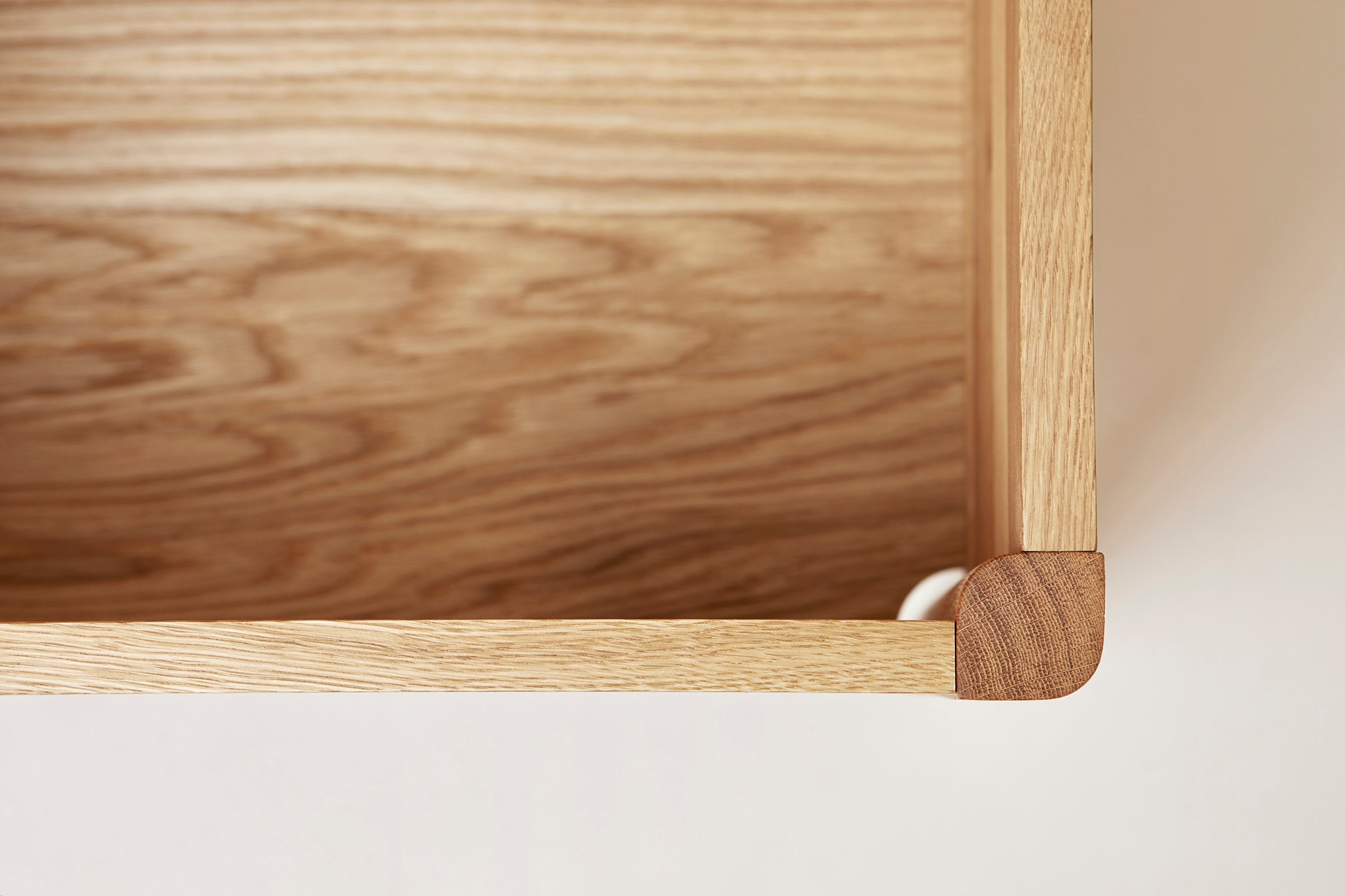 A Line Storage Bench 111 - White Oak