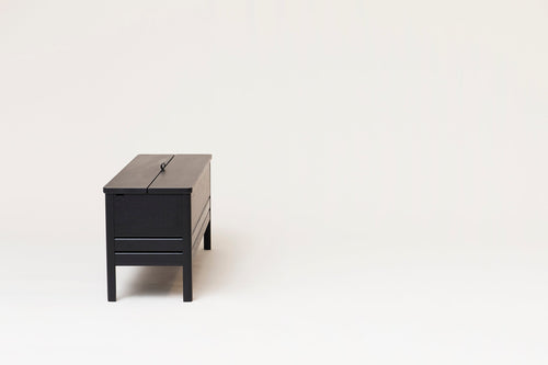 A Line Storage Bench 111 - Black-Stained