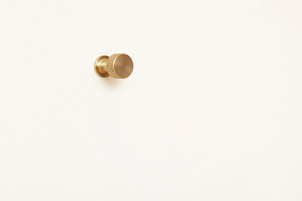 Form & Refine Angle Brass Hook, Small