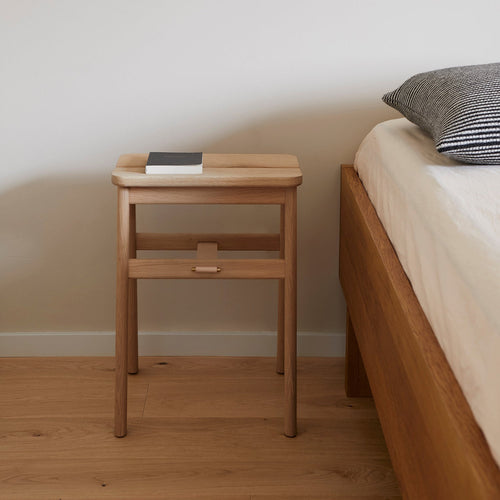 Form & Refine Angle Foldable Stool, White Oak